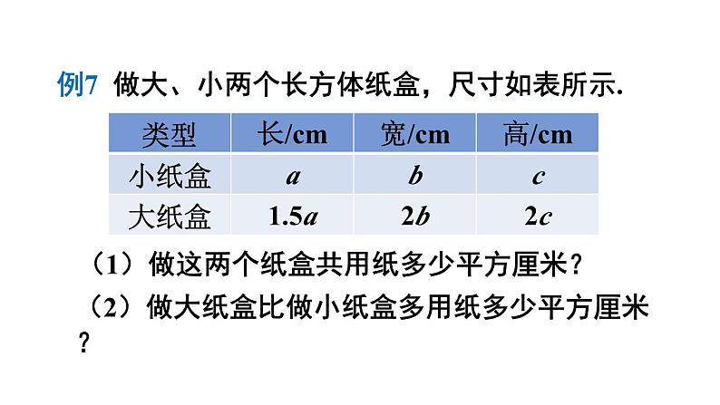 初中数学新人教版七年级上册4.2第3课时 整式的加法与减法教学课件2024秋第5页