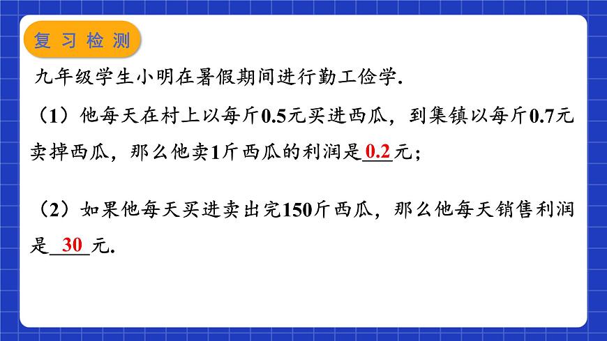 蘇科版數(shù)學(xué)九上1.4《用一元二次方程解決問題》(第2課時 市場營銷問題)（課件）第4頁