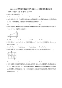 2024-2025学年浙江省温州市九年级（上）期末数学练习试卷