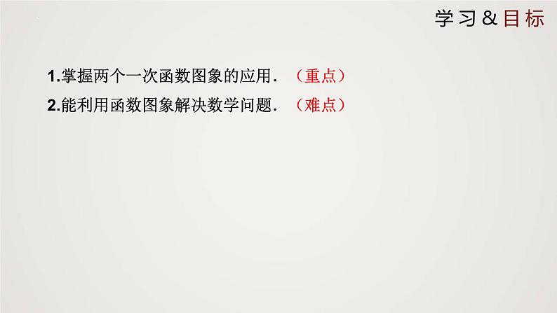 2024年北师大版数学八上同步精品课件4.4.3 一次函数的应用(第3课时)第2页