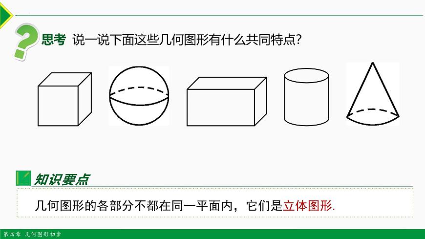 人教版數學七上同步教學課件4.1.1 立方體圖形與平面圖形（第1課時）（含答案）第6頁