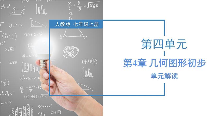 人教版数学七上同步教学课件第4章 几何图形初步(单元解读)第1页