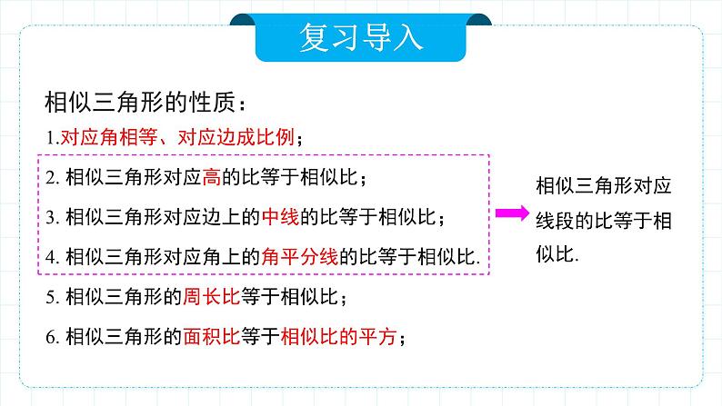 人教版九年级下册数学 27.2.3 相似三角形应用举例 课件第4页