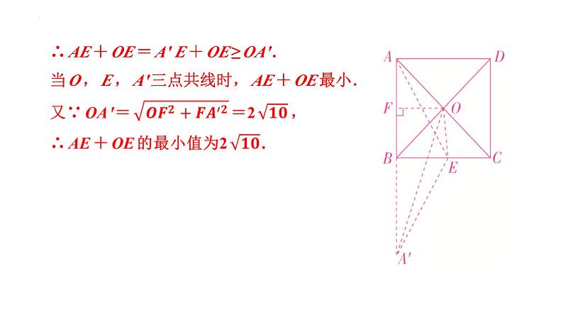 2025年九年级中考数学二轮复习难点题型突破课件:将军饮马模型第4页