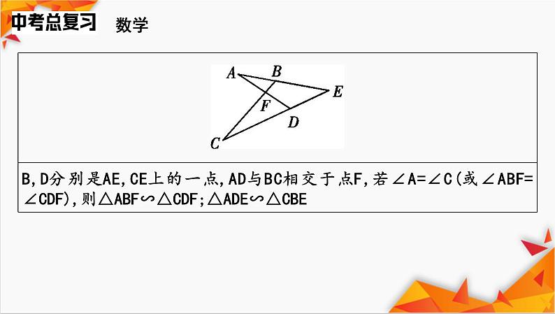 方法专项6 相似三角形常考模型课件2025年中考数学一轮复习第8页