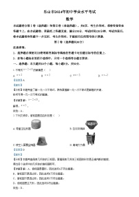 2024年四川省乐山市中考数学试题（解析版）