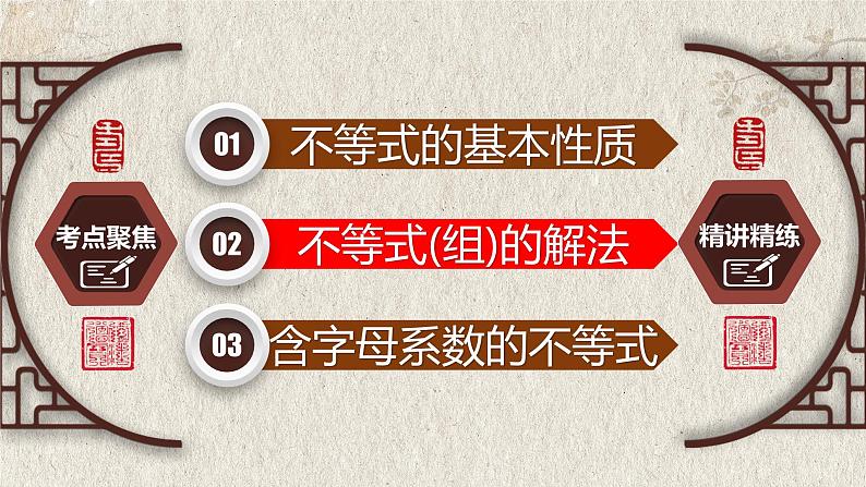 中考数学一轮复习讲练课件专题2.4 一元一次不等式(组)(含答案)第6页
