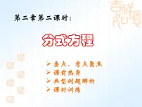 分式方程 -中考数学第三轮专题复习课件