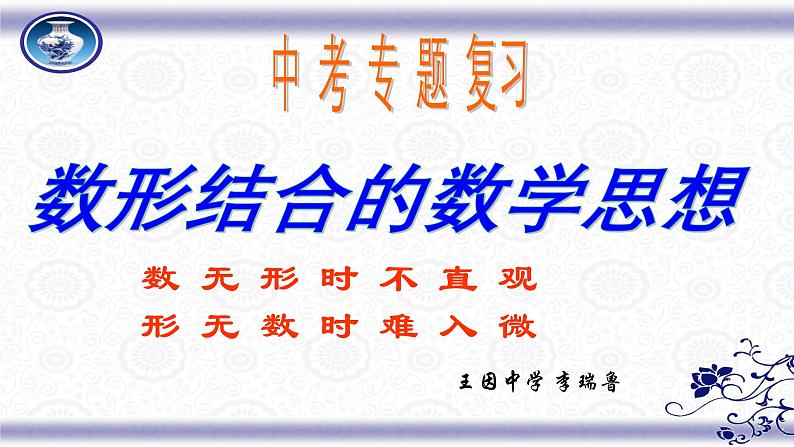 中考复习数学-中考数学三轮冲刺课件第1页