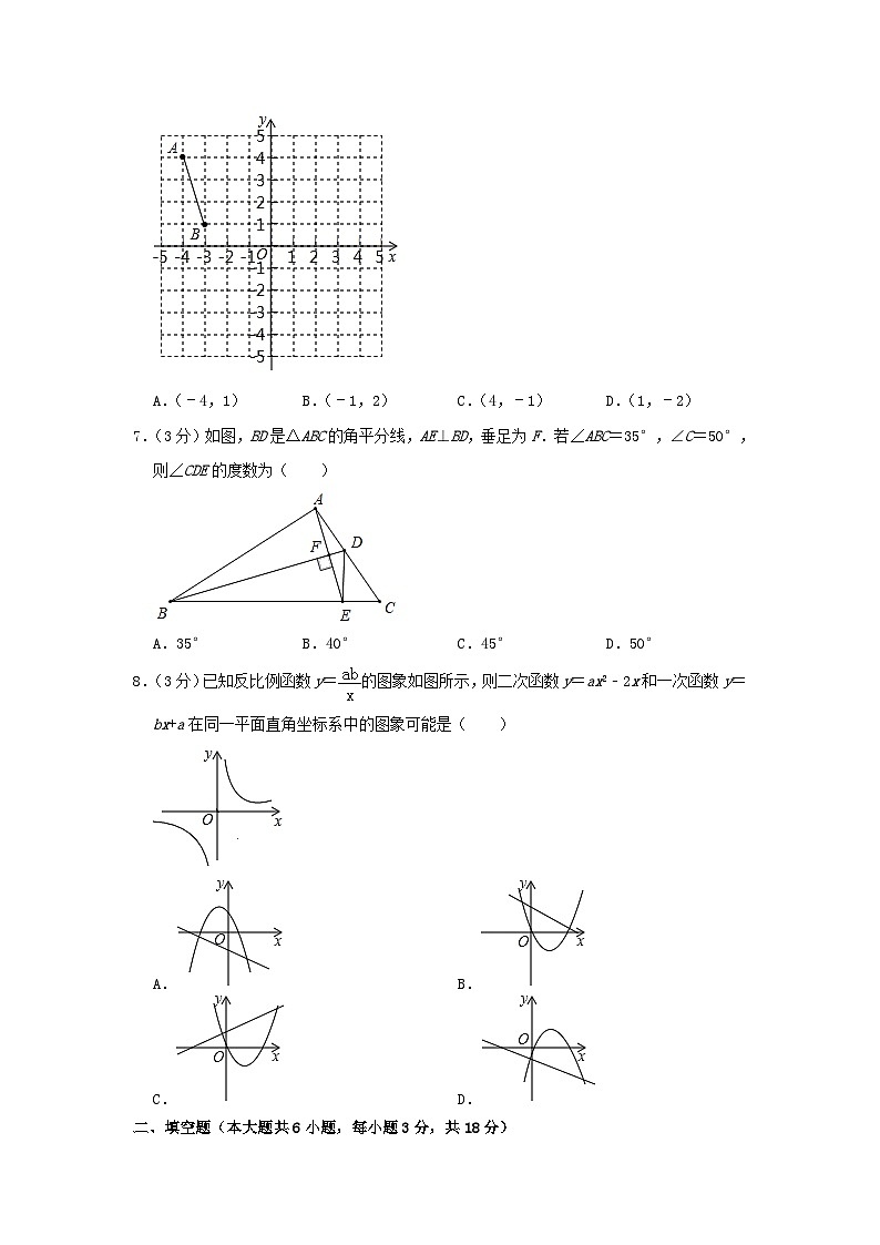 山东省青岛市2024年中考数学水平提升模拟试题(含解析)第2页