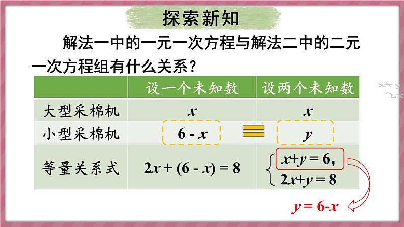 第1课时 用代入消元法解简单的二元一次方程组第4页