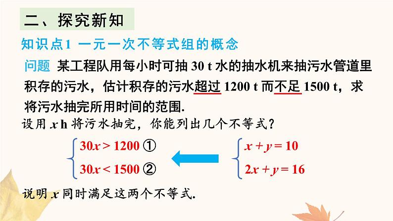 11.3 一元一次不等式组(课件) -2024-2025学年人教版(2024)数学七年级下册第4页