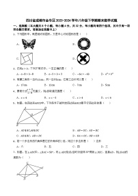 四川省成都市金牛区2023-2024学年八年级下学期期末数学试题