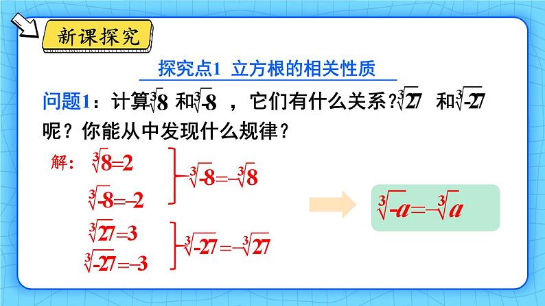 人教版(2024)七年级数学下册课件 8.2 第2课时 立方根的相关性质及估算第3页