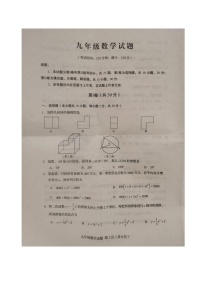 山东省青岛市崂山区2024-2025学年上学期九年级数学期末考试卷
