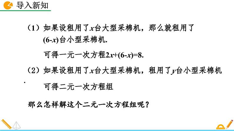 人教版(2024)七年级数学(下)课件 10.2.1 代入消元法第3页