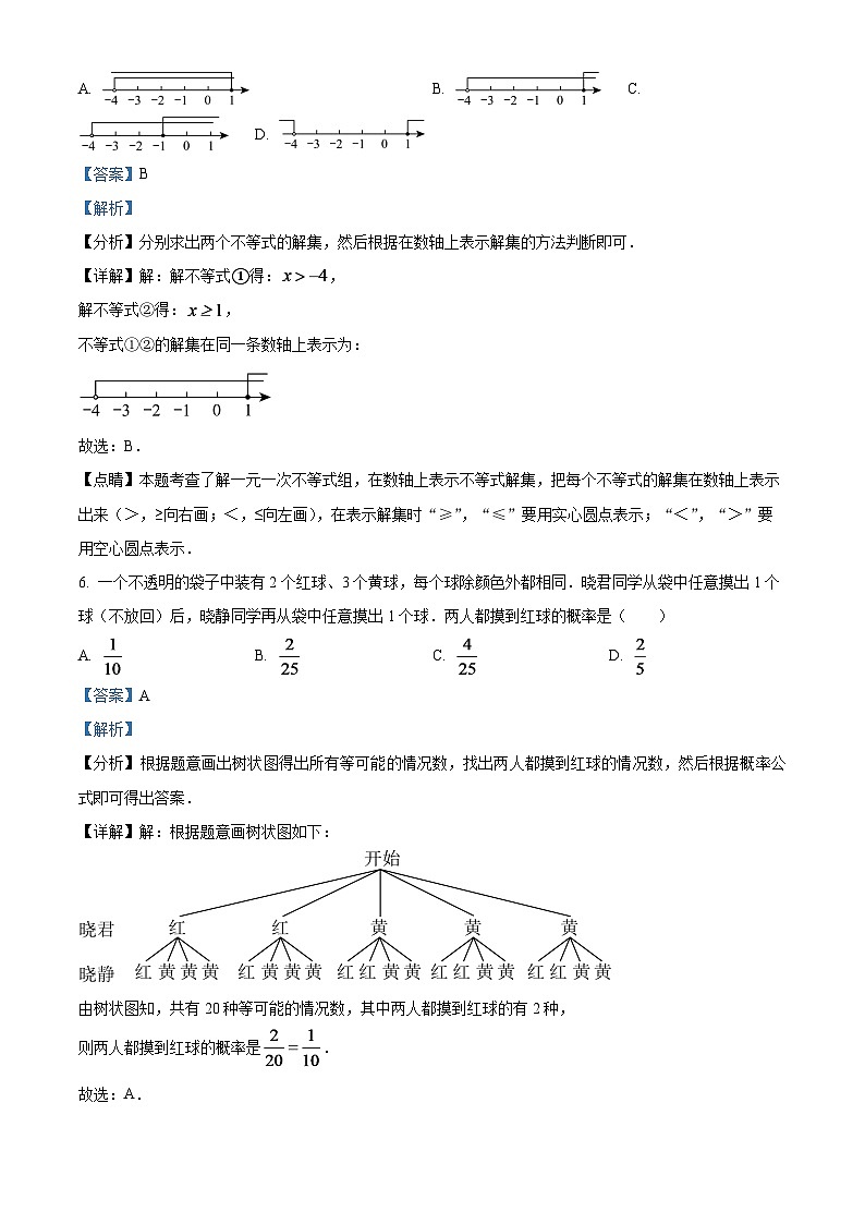 2024年山东省威海市中考数学模拟试题(解析版)第3页
