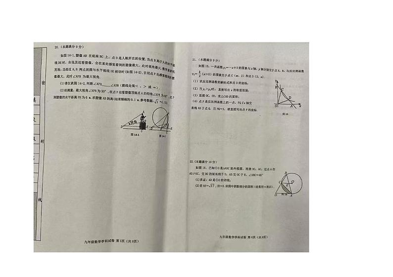 河北省秦皇岛市抚宁区2024-2025学年上学期九年级数学期末试卷第3页