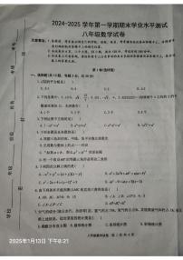 河南省开封市兰考县2024-2025学年八年级上学期1月期末数学试题