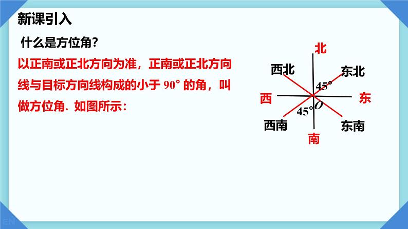 28.2.2 第2课时 方位角、坡角问题 课件 人教版九年级数学下册第4页