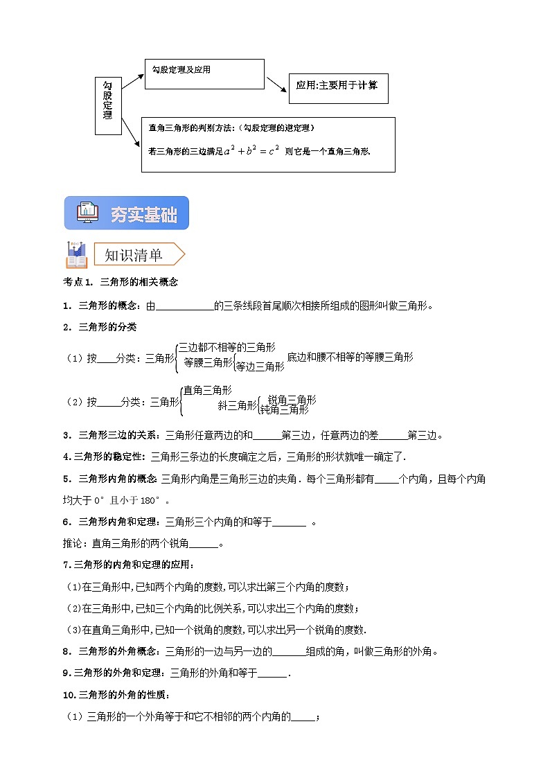 2025年中考数学一轮复习学案:4.2 三角形 (学生版) 第2页