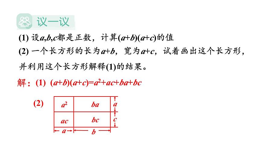 初中數學新湘教版七年級下冊1.1.5第2課時 多項式與多項式相乘教學課件2025春第4頁