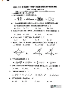 广东省湛江市雷州市2024-2025学年八年级上学期1月期末数学试题