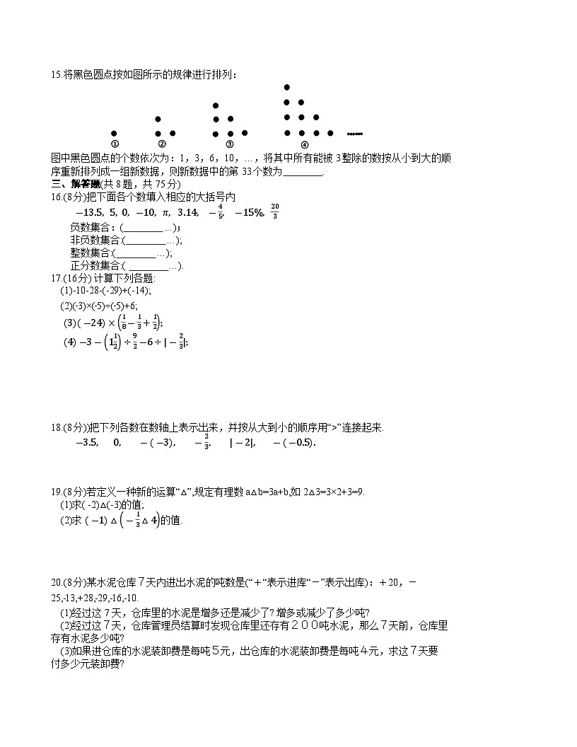 河南省濮陽市清豐縣仙莊鎮(zhèn)初級中學(xué)2023-2024學(xué)年七年級上學(xué)期10月月考數(shù)學(xué)試卷(含答案)第2頁