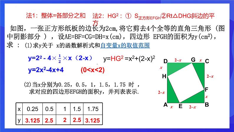 浙教版数学九年级上册1.1《 二次函数》 课件第6页