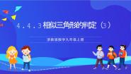 初中数学浙教版（2024）九年级上册第4章 相似三角形4.3 相似三角形完美版ppt课件