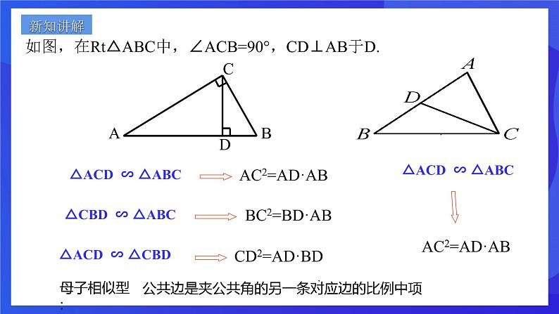 浙教版数学九年级上册第四章《相似三角形章末复习-----替换》课件第2页