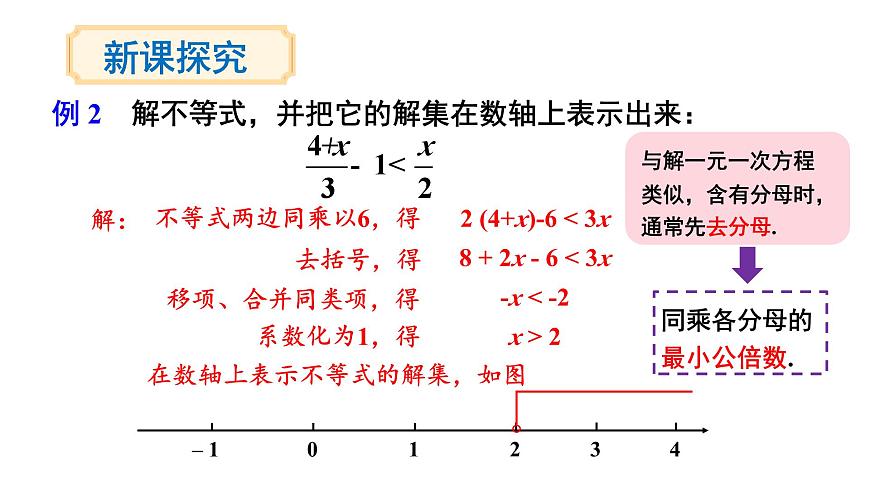 7.2 一元一次不等式 第2課時 (課件)-2024-2025學年滬科版(2024)七年級數(shù)學下冊第4頁