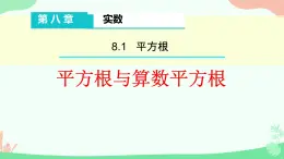 8.1  平方根与算数平方根 课件人教版七年级数学下册