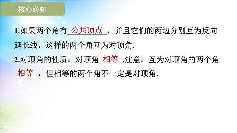 沪科版(2024新版)七年级下册数学第10章 相交线、平行线与平移 课件第4页
