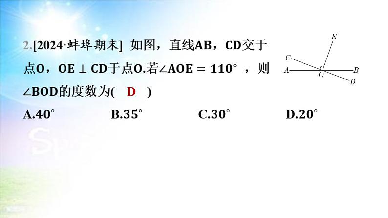 沪科版(2024新版)七年级下册数学第10章 相交线、平行线与平移 大单元整合复习课件第3页