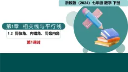 【核心素养】浙教版数学七年级下册 1.2 同位角、内错角、同旁内角 同步课件