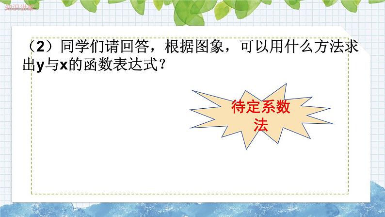 10.6一次函数的应用 课件 2024-2025学年青岛版八年级数学下册第8页