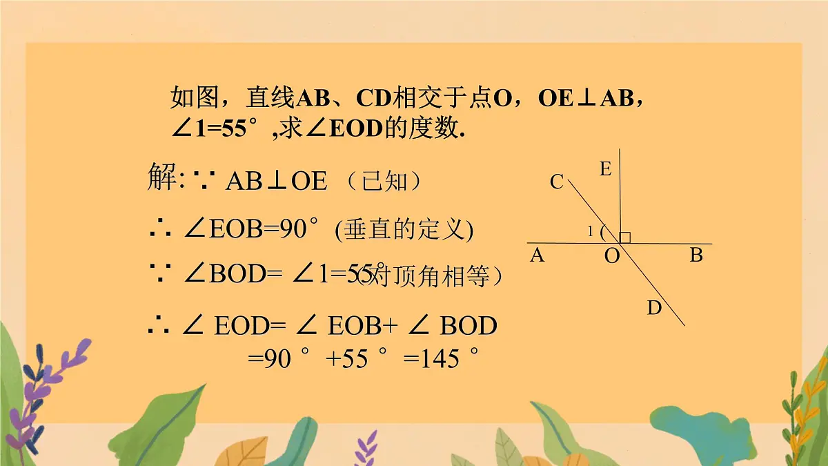 2025年九年级中考数学二轮专题复习 两条直线的位置关系 垂线 课件第8页