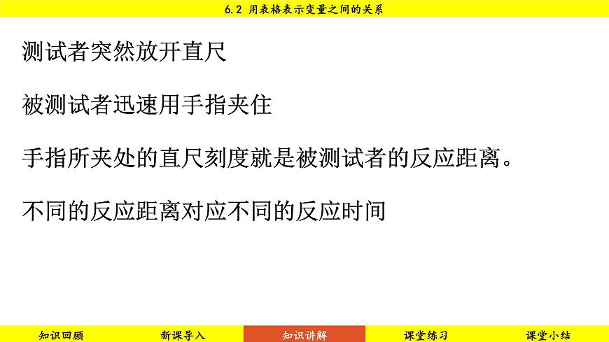 北師大版2024數(shù)學(xué)七年級(jí)下冊(cè) 6.2 用表格表示變量之間的關(guān)系 PPT課件第6頁(yè)