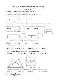 2024年四川省成都市中考数学模拟试题试卷及答案