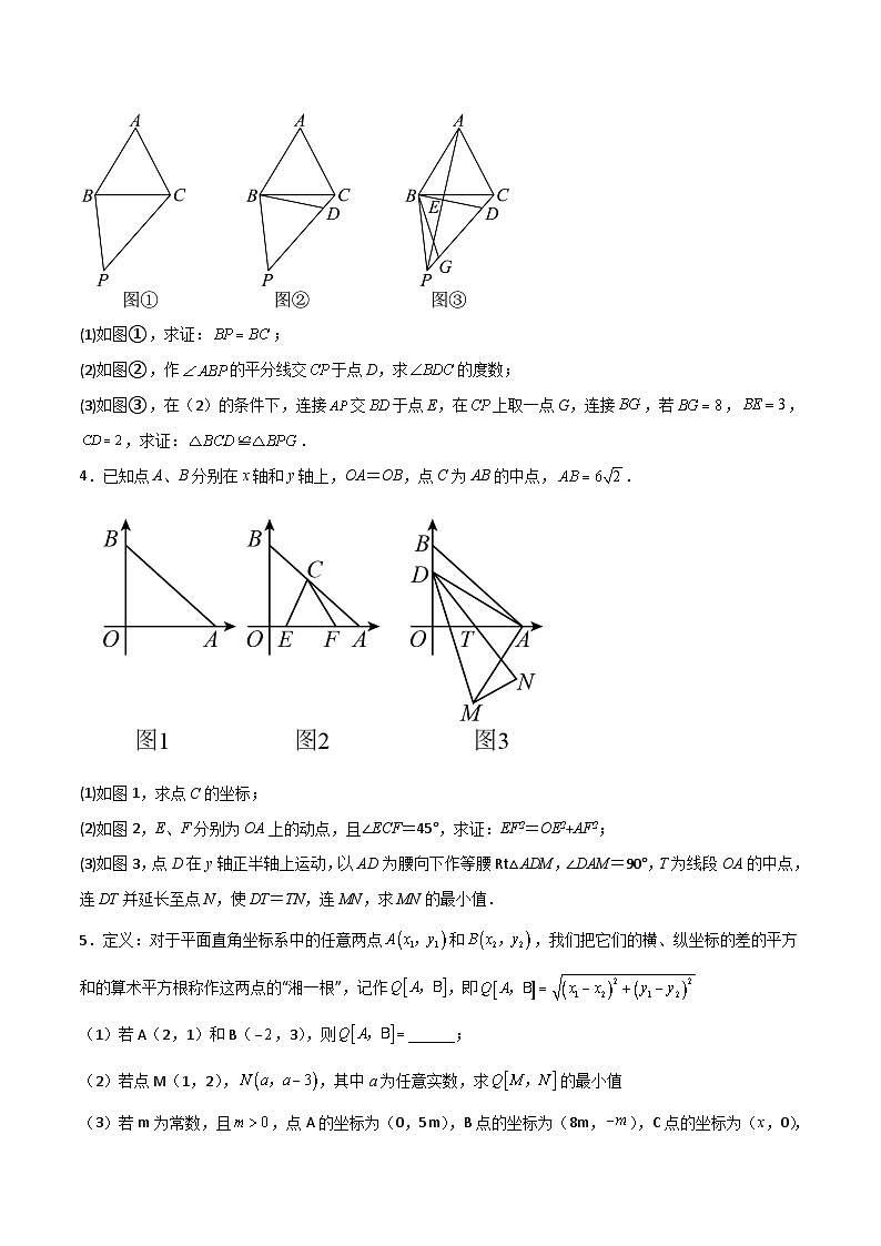 (人教版)数学八年级下册期末培优训练(四)与勾股定理有关的压轴题(原卷版)第2页