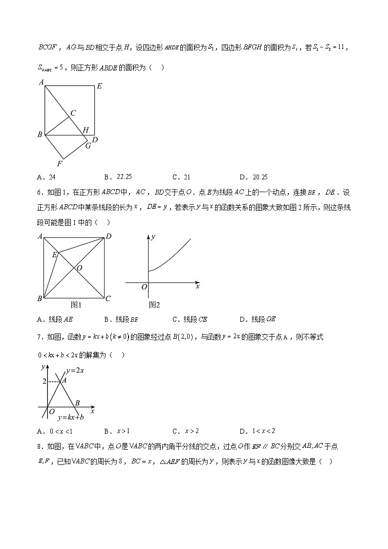 (人教版)数学八年级下册期末模拟卷01(原卷版)第2页