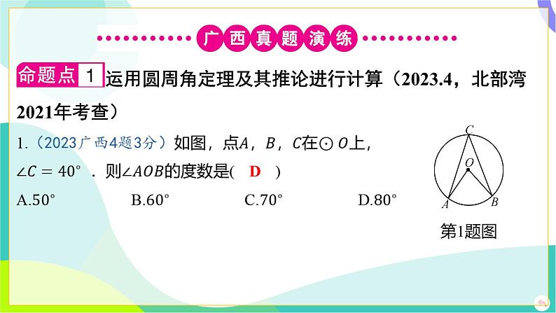 人教版数学中考第一轮复习 06-第六章 圆 01-第一节 圆的有关概念和性质 PPT课件第3页