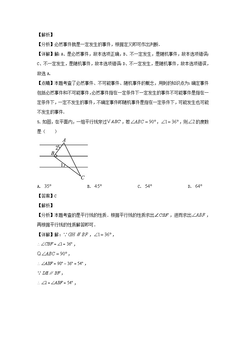 2023-2024学年辽宁沈阳大东区七年级下册数学期末试卷及答案第3页