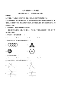 河南省驻马店市泌阳县2023-2024学年七年级下学期4月月考数学试卷(含解析)