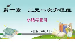 第十章  二元一次方程组小结与复习课件人教版2024七年级数学下册