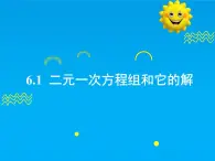 6.1  二元一次方程组和它的解-2025春华师大版数学七年级下册--精品课件