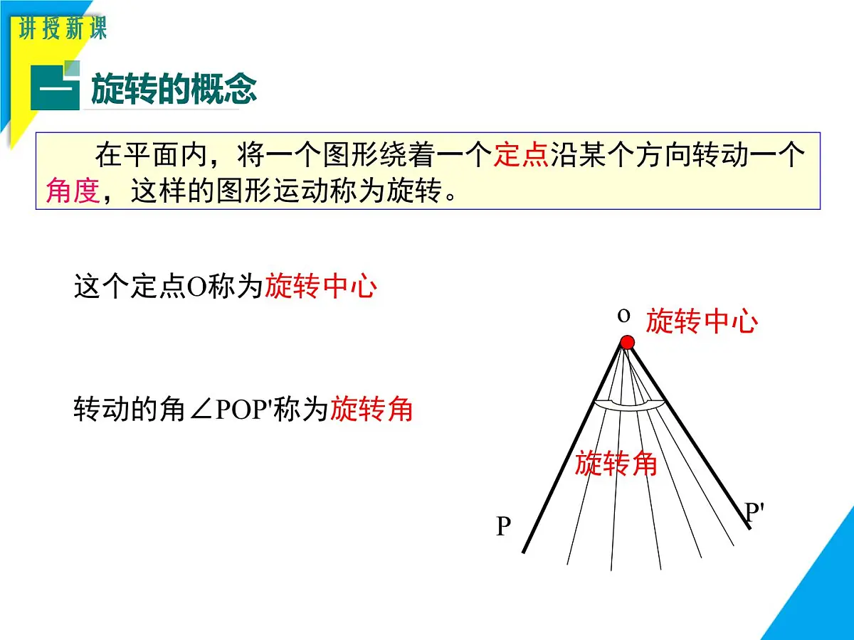9.3.1 图形的旋转-2025春华师大版数学七年级下册--精品课件第4页