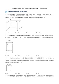（人教版）数学八年级下册期末提升练习专题06 求最短路径与线段长度最小值问题（40道）专训（2份，原卷版+解析版）
