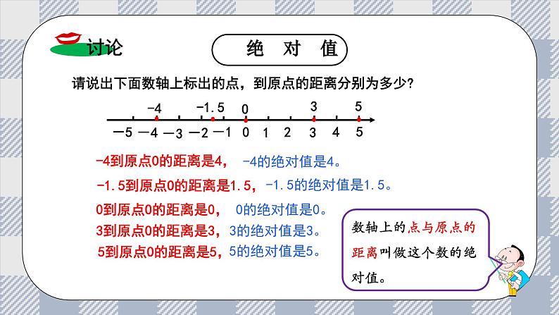 新湘教版初中数学七年级上册1.2.3《绝对值》课件第7页